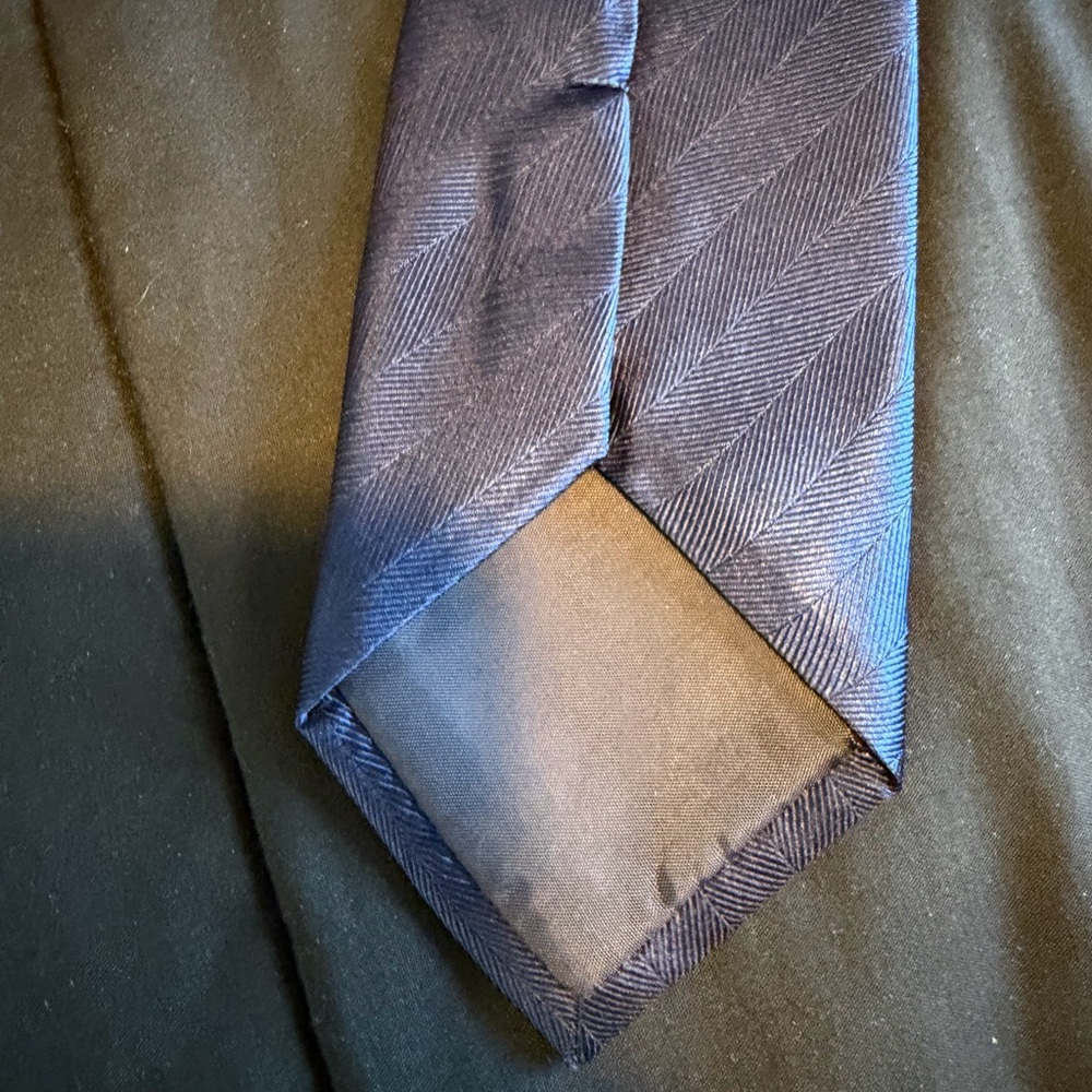 The Tie Bar Elegant Blue Tie - Picture 6 of 8